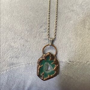 Elegant Green Pendant Necklace